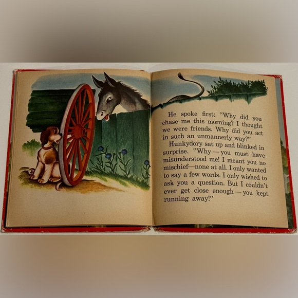 Vintage 1952 Whoop-ee Hunkydory! Puppy dog story Whitman Tell-A-Tale HC book - Picture 11 of 16